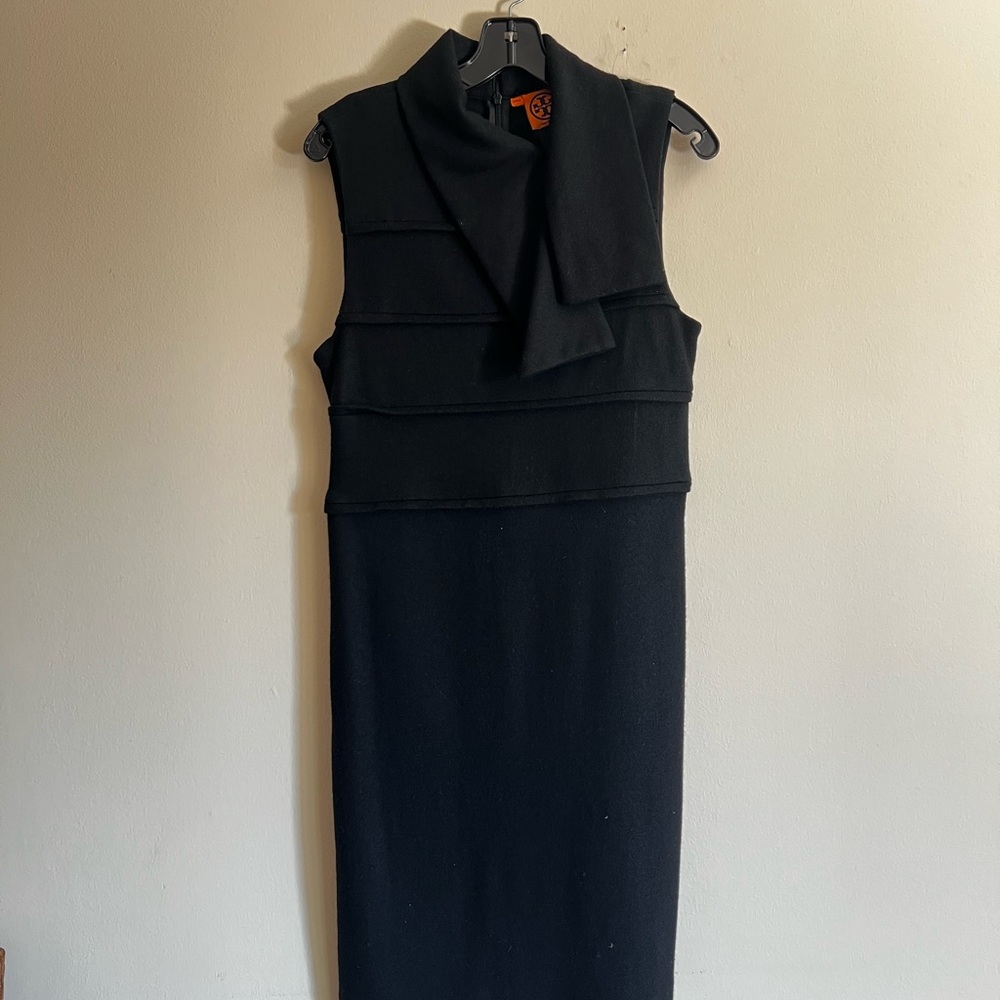Tory Burch black wool dress